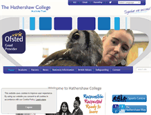 Tablet Screenshot of hathershaw.org.uk